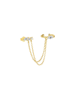Marquise Stud Cuff