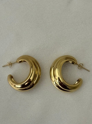 14k gold filled C-Shaped Orion Hoops