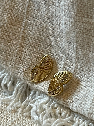 14K gold filled Mariposa Wing Stud Earrings