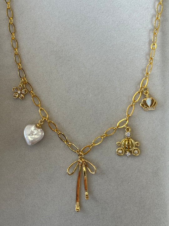 Coquette Dainty Charm Necklace