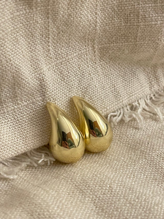 14K Gold Filled Tear Drop Statement Earrings