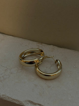 Rosalyn Hoops gold filled