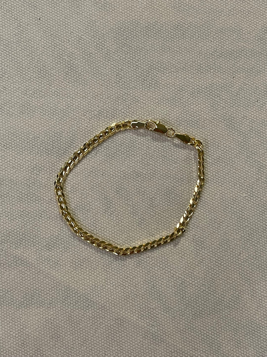 18k Gold Filled Cuban Link Bracelet